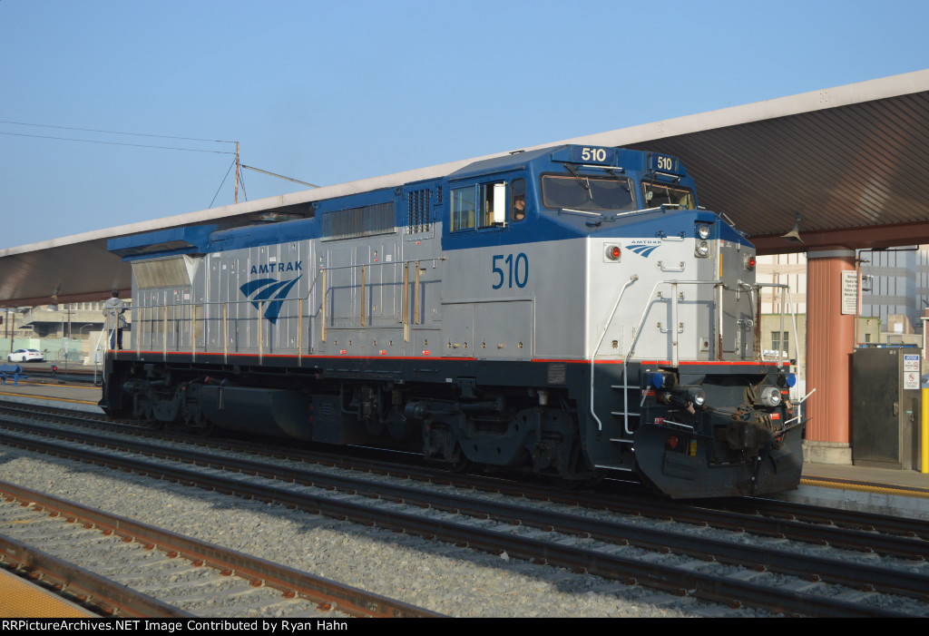 Amtrak Dash 8 out of the Yard